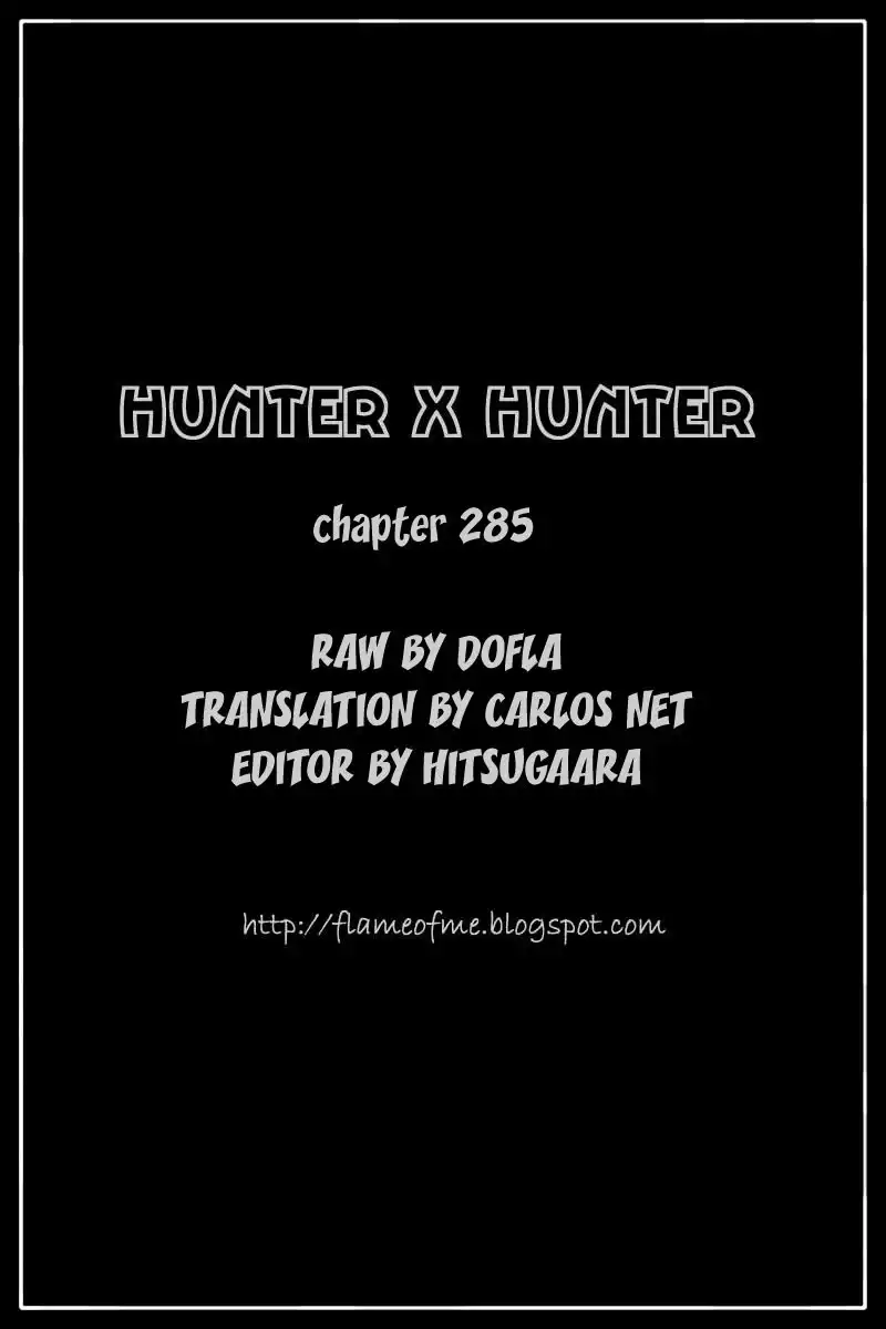 Hunter x Hunter Chapter 285 16